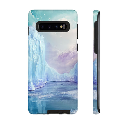 Artistic Phone Case with Iceberg Design