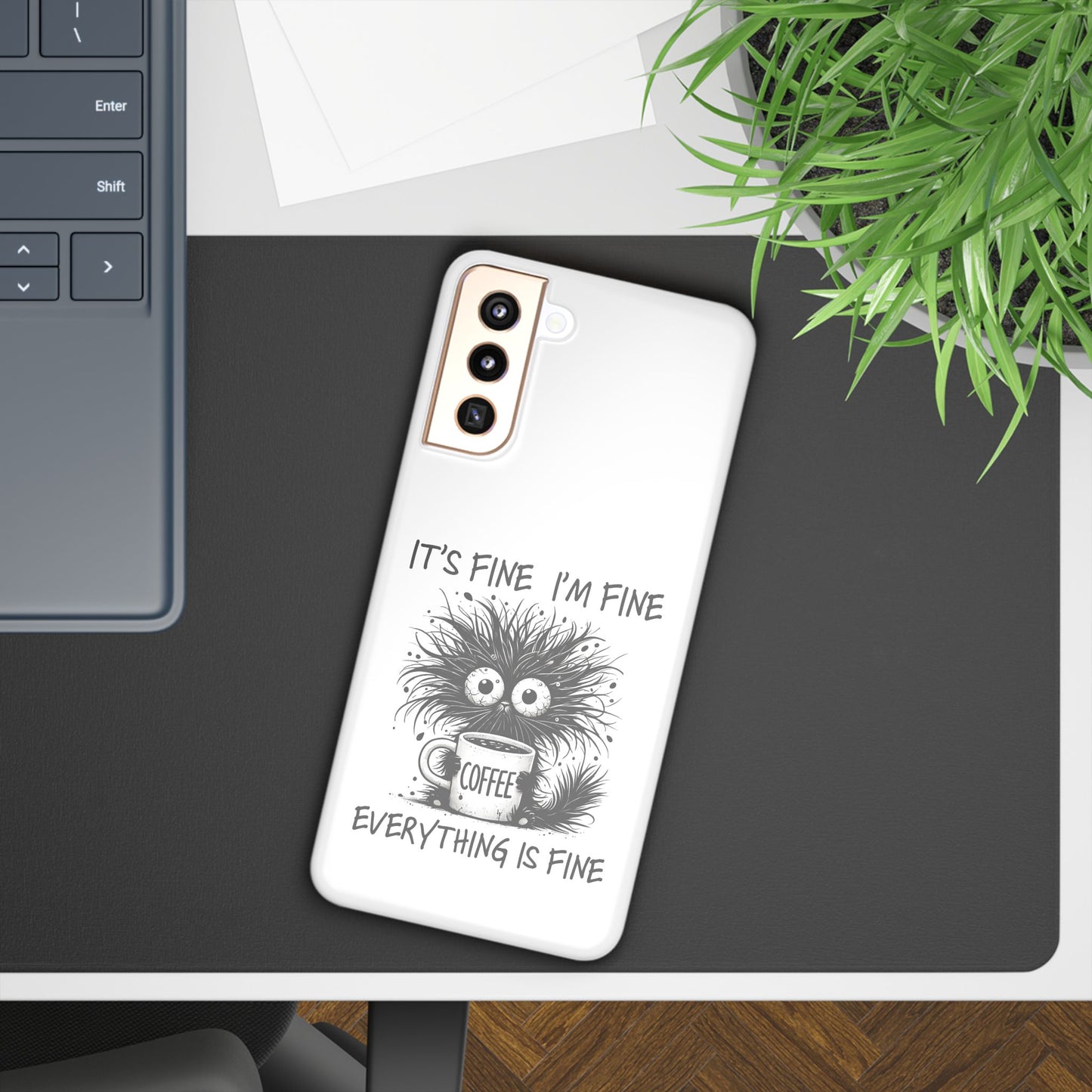 Funny Cat  - Slim phone Case