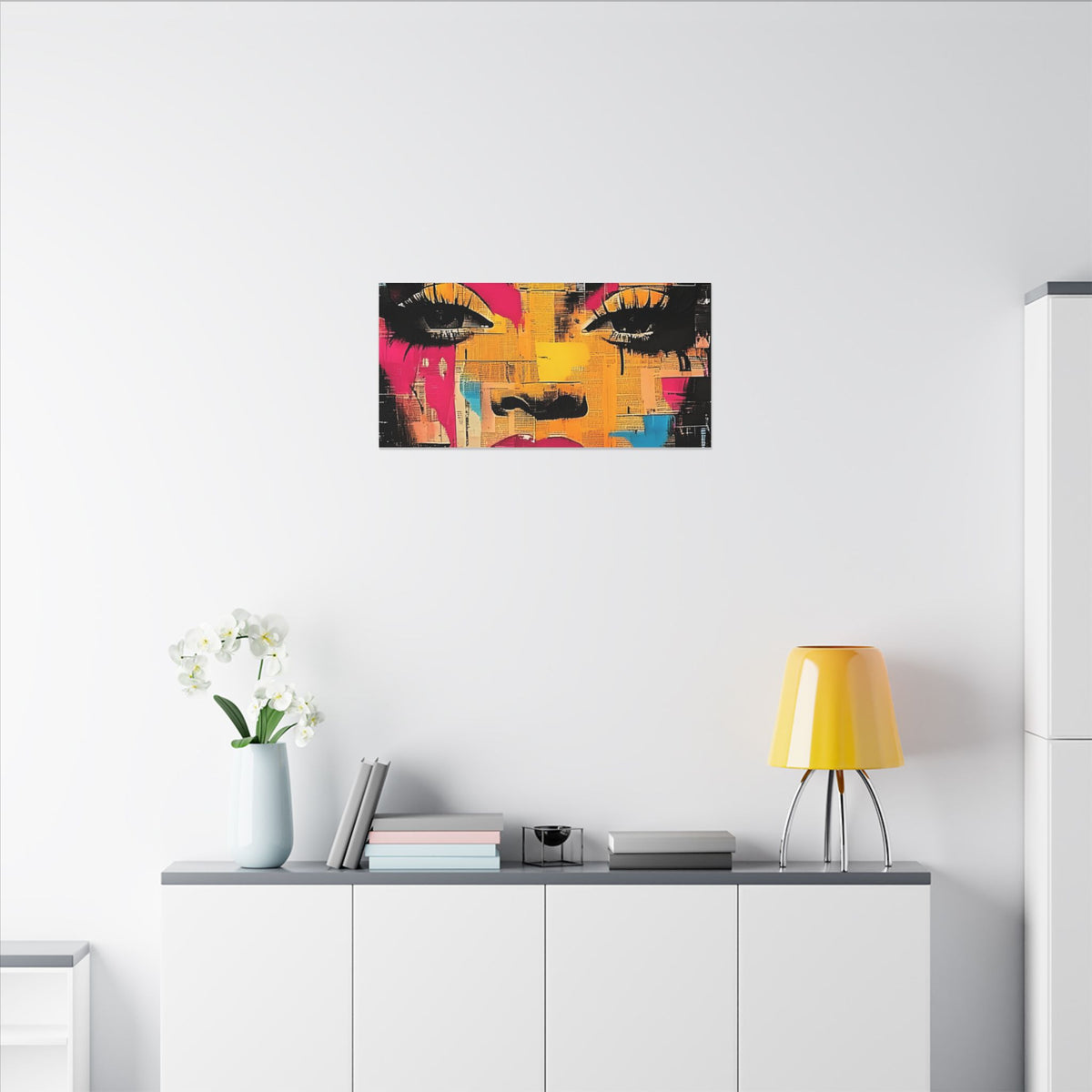 Canvas Wall Art - Retro Pop Culture Women 1