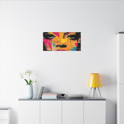 Canvas Wall Art - Retro Pop Culture Women 1