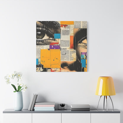 Canvas Wall Art -  Retro Pop Culture woman 4
