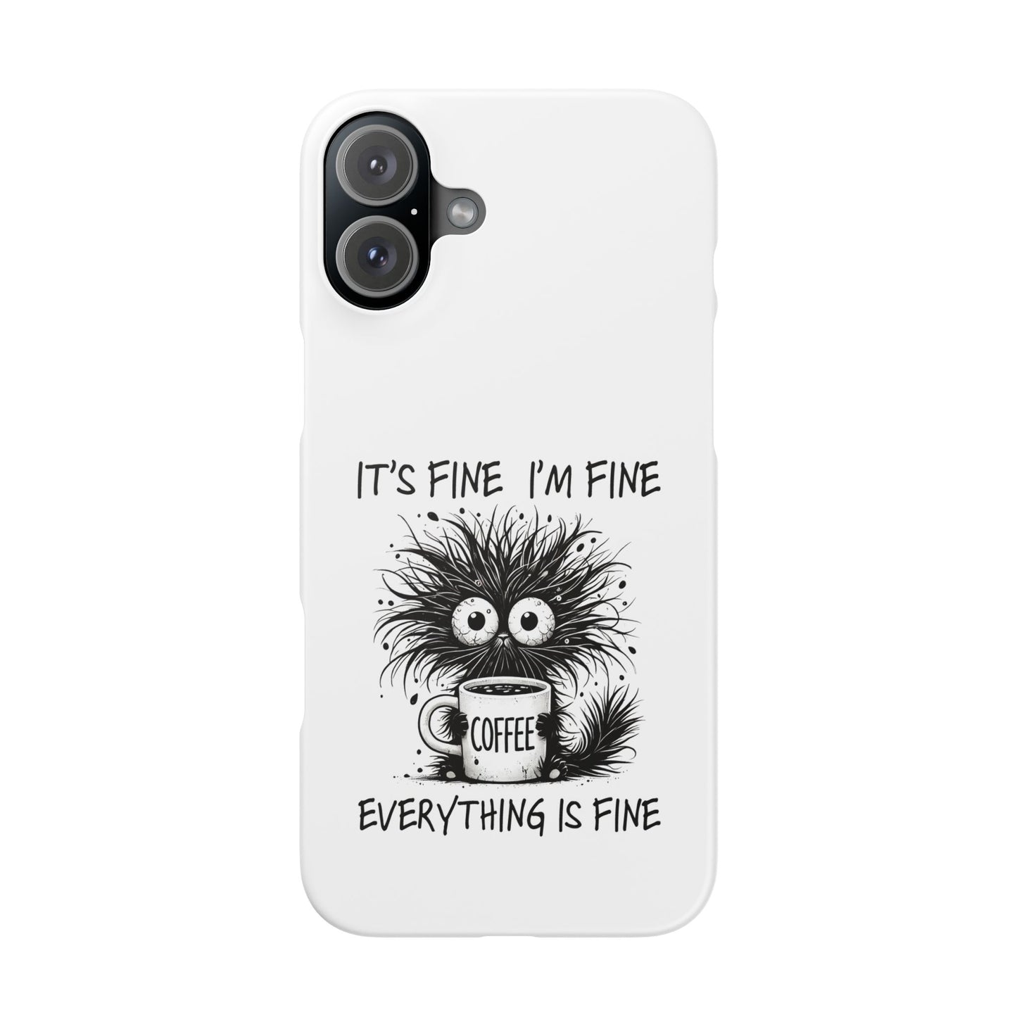 Funny Cat  - Slim phone Case