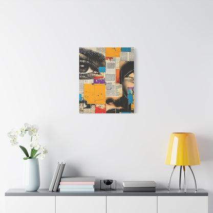 Canvas Wall Art -  Retro Pop Culture woman 4