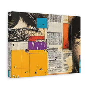 Canvas Wall Art -  Retro Pop Culture woman 4