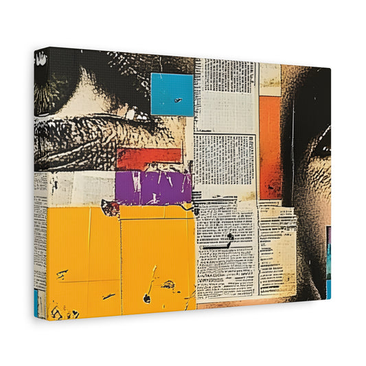 Canvas Wall Art -  Retro Pop Culture woman 4