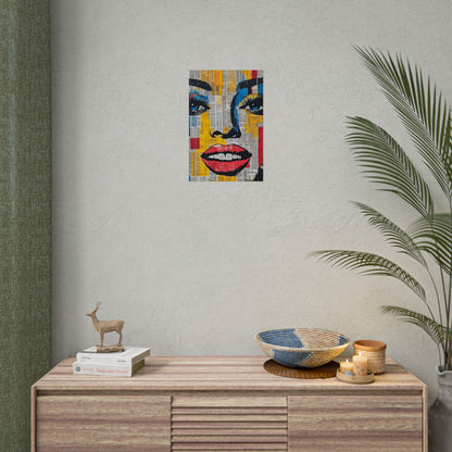 Poster Wall Art - Retro Pop Culture Woman 18 Comic Book Style