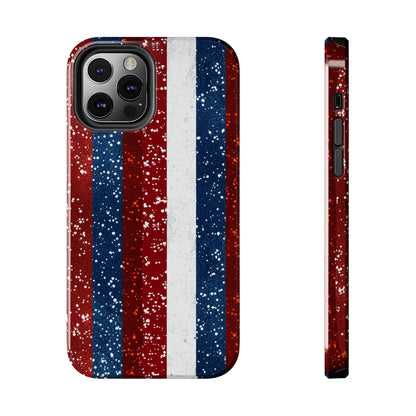 Patriotic Glitter Tough Phone Case