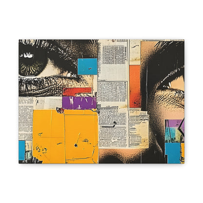 Canvas Wall Art -  Retro Pop Culture woman 4