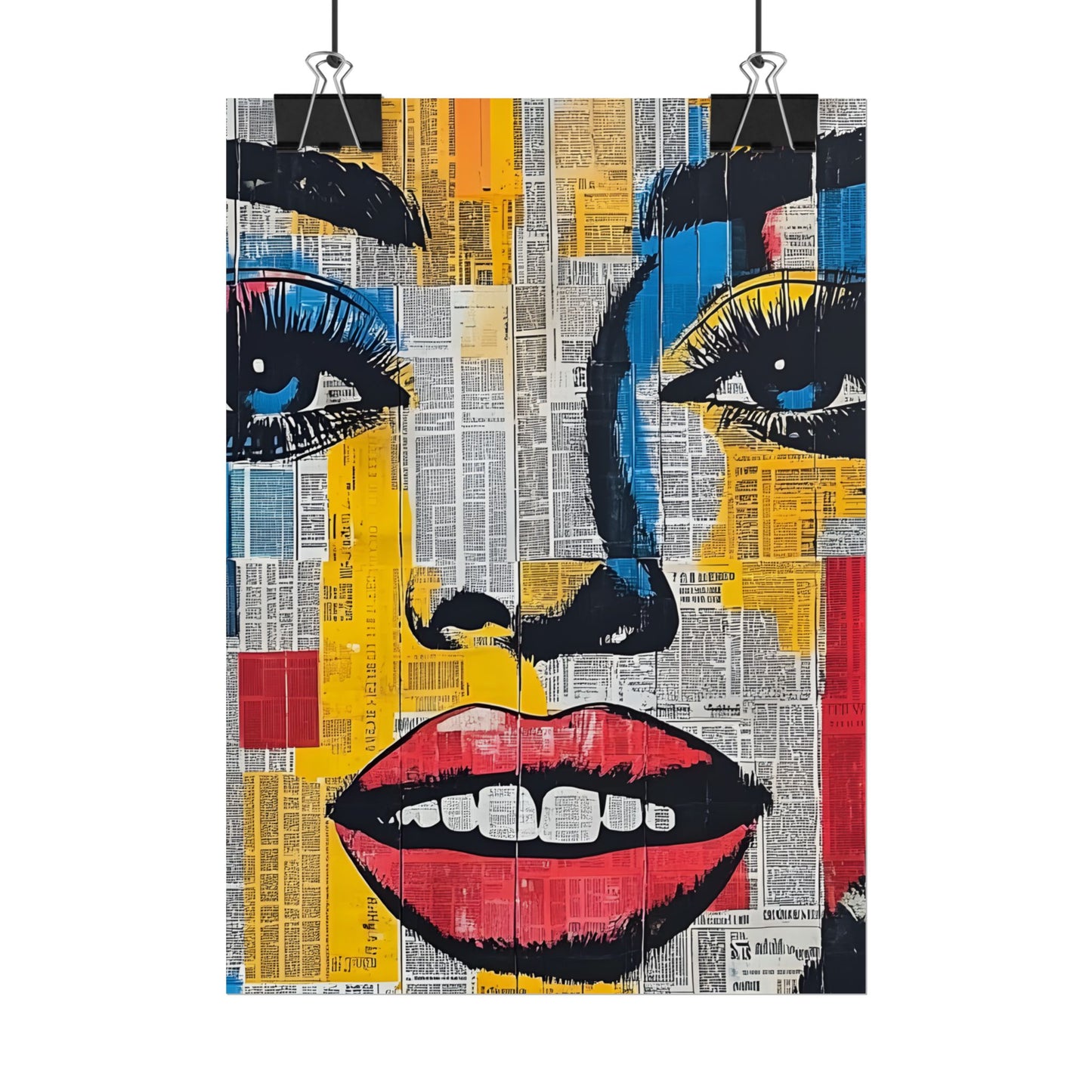 Poster Wall Art - Retro Pop Culture Woman 18 Comic Book Style