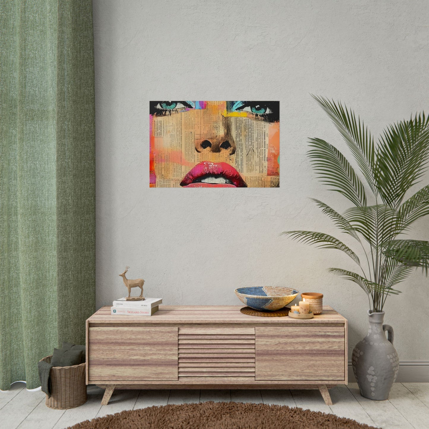 Retro Pop Culture Woman 12 , wall art, Art lovers poster