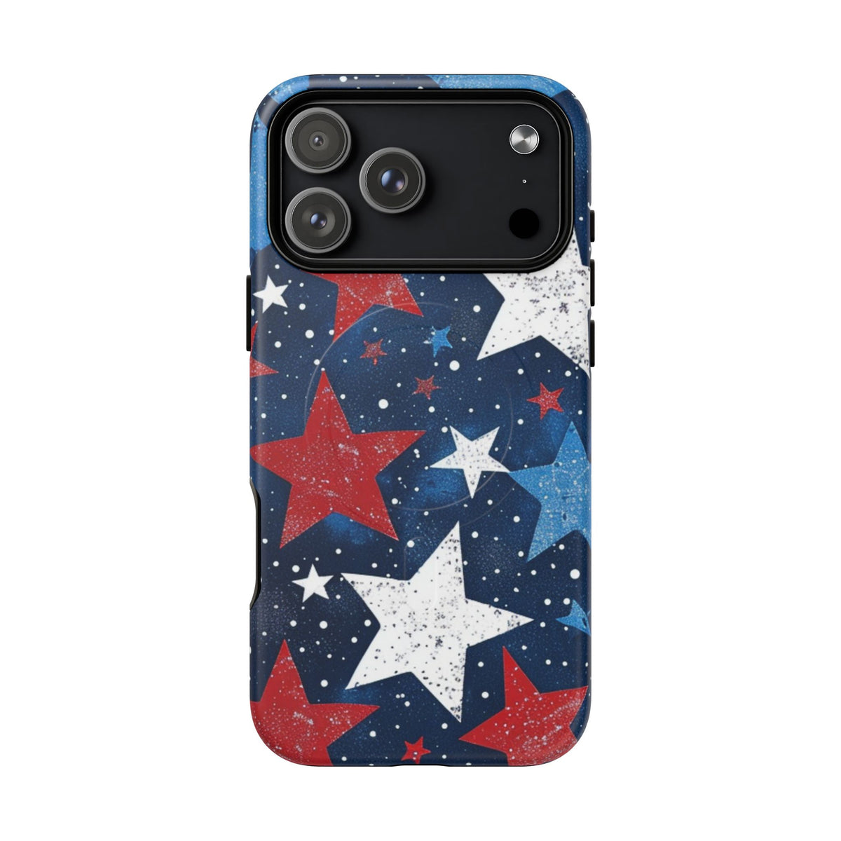 Stars & Stripes Impact-Resistant Phone Case  -Tough Magnetic iPhone Cover