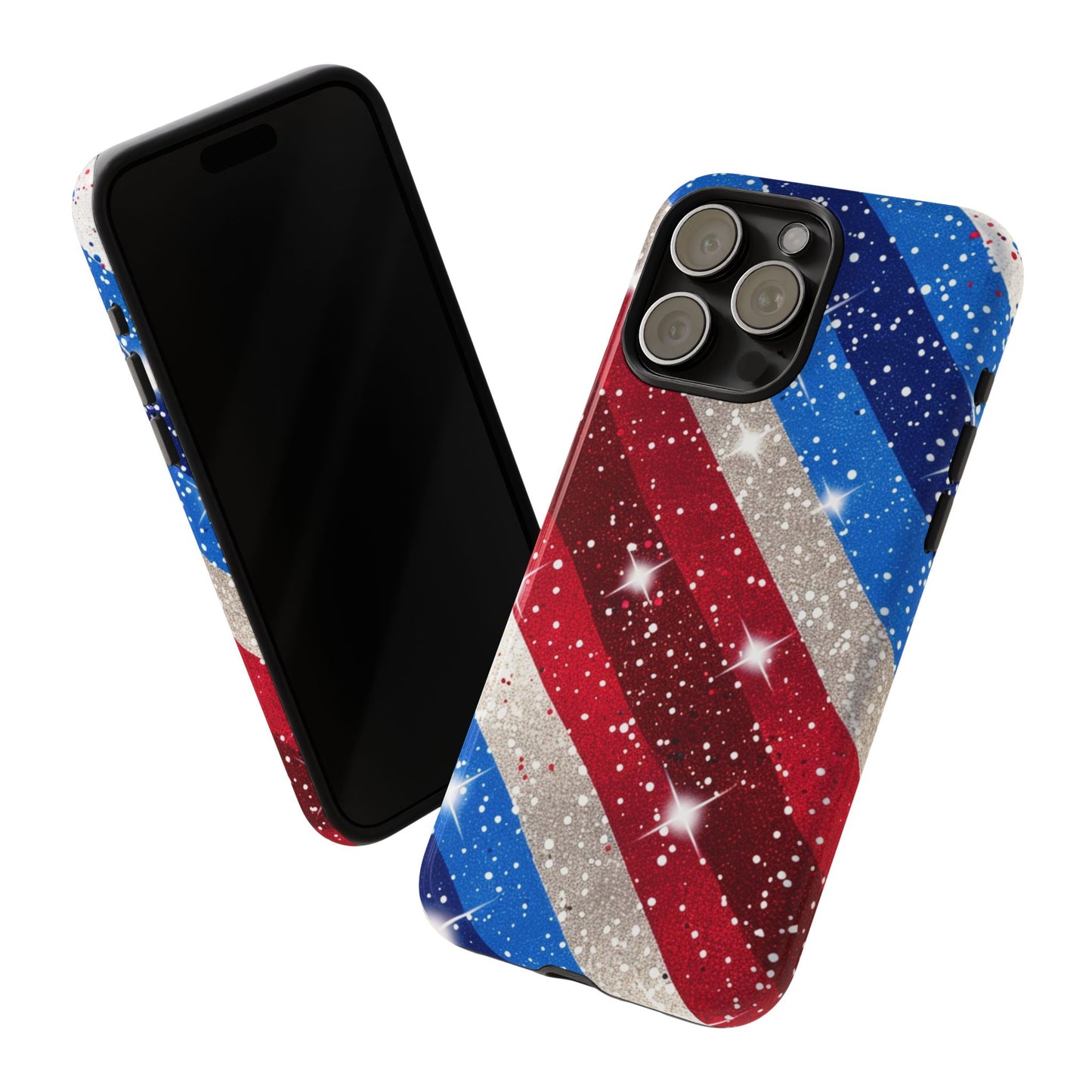 Glittery Patriotic Phone Case - Tough Cases