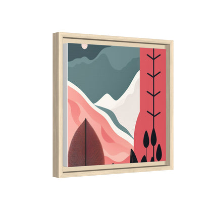 Matte Canvas, Framed (Multi-color)