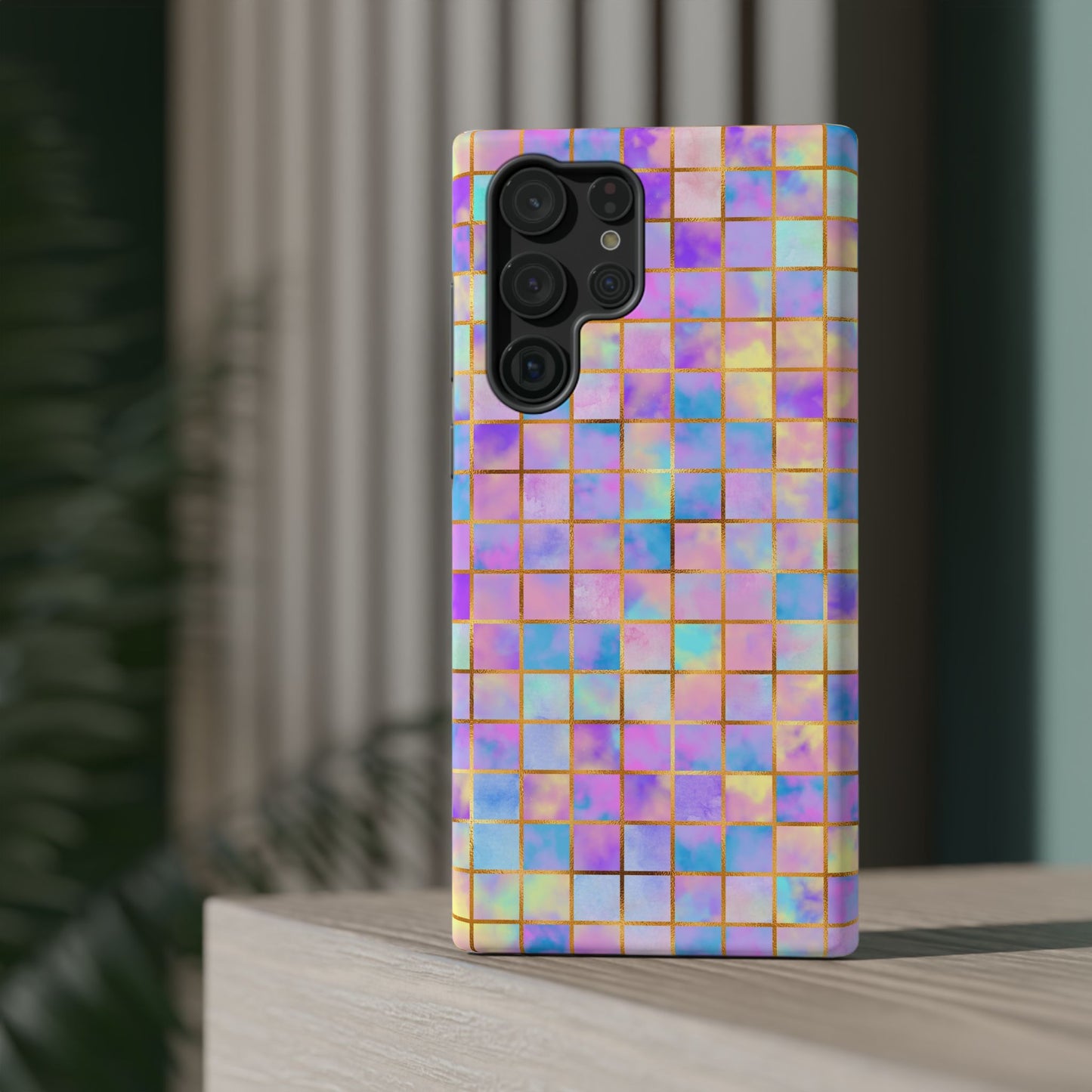Colorful Mosaic Impact-Resistant Phone Case