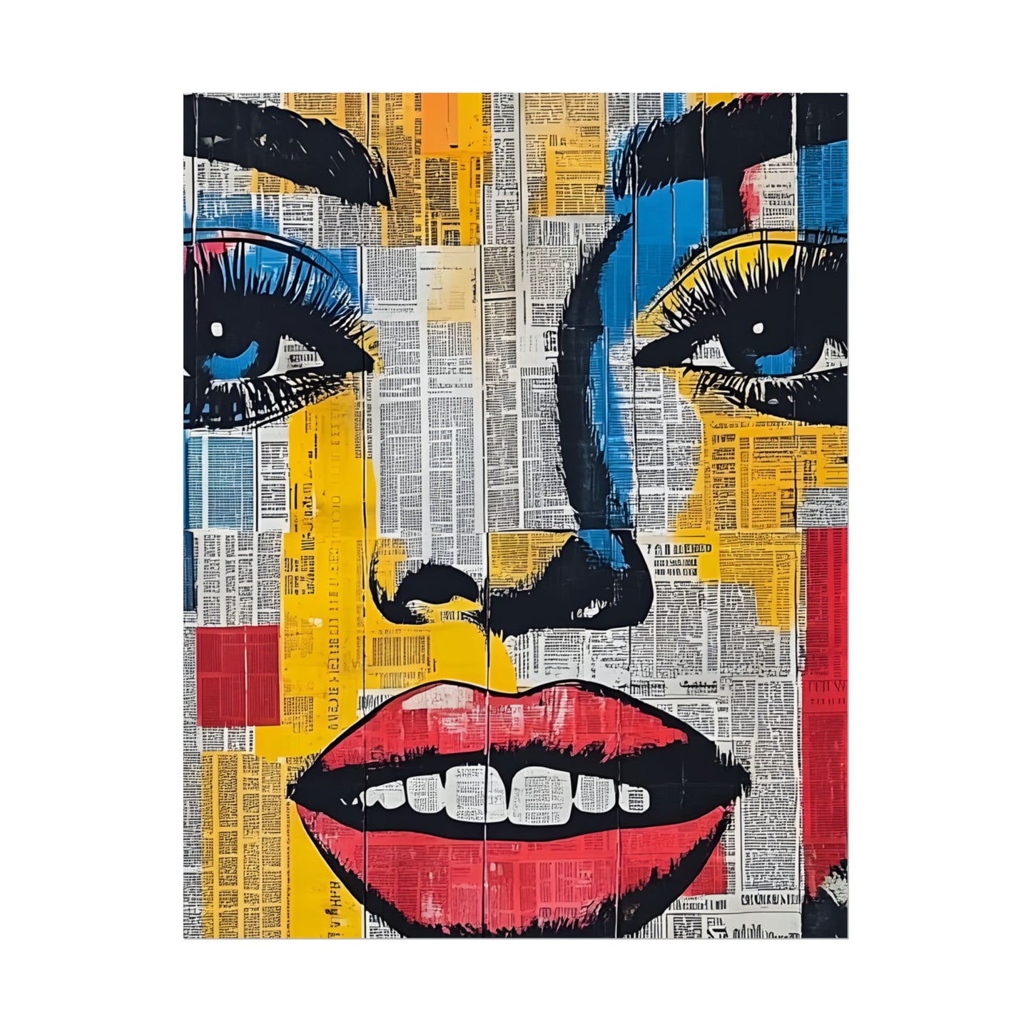 Poster Wall Art - Retro Pop Culture Woman 18 Comic Book Style