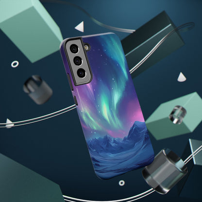 Aurora Borealis Impact-Resistant Phone Case - Colorful Northern Lights Design-2