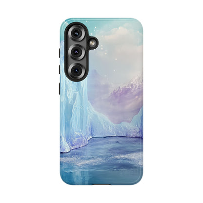 Artistic Phone Case with Iceberg Design