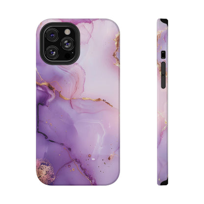 Elegant Purple Marble iPhone Case