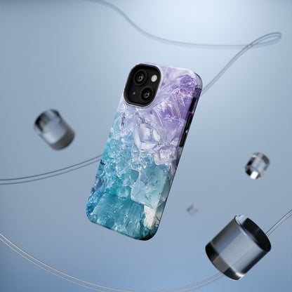 Crystal-Patterned Impact-Resistant Phone Case | Stylish Protection for Adventurers