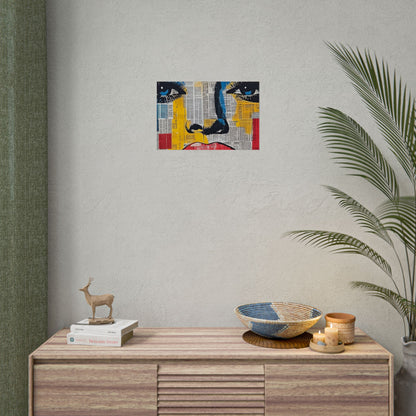 Poster Wall Art - Retro Pop Culture Woman 18 Comic Book Style