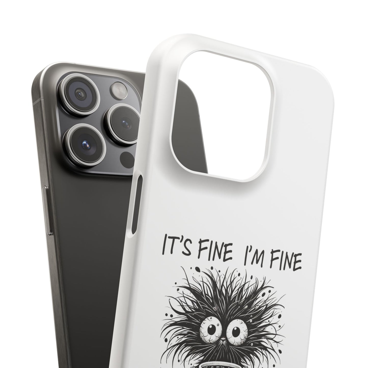 Funny Cat  - Slim phone Case