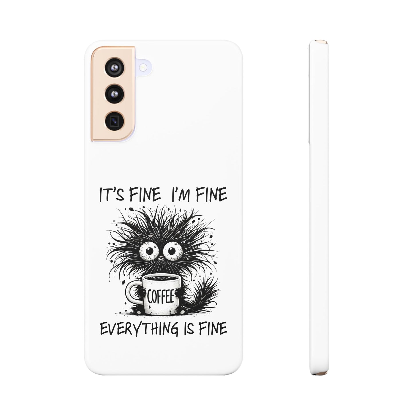 Funny Cat  - Slim phone Case