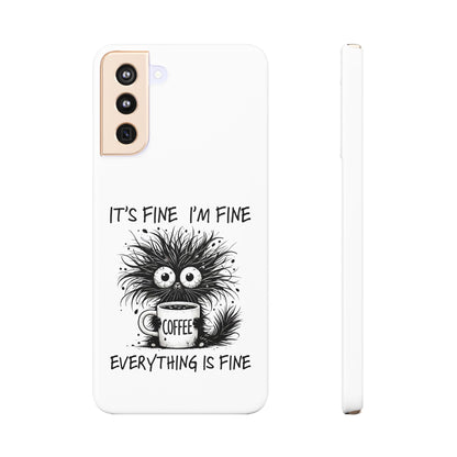 Funny Cat  - Slim phone Case