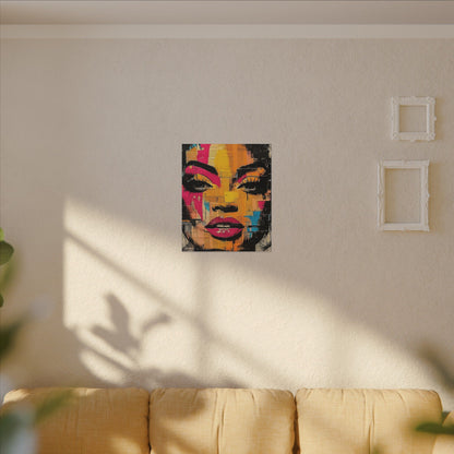 Canvas Wall Art - Retro Pop Culture Women 1