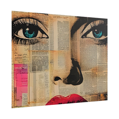 Retro Pop Culture Woman Poster 13 ,  Comic Wall Art