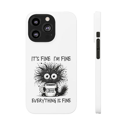 Funny Cat  - Slim phone Case