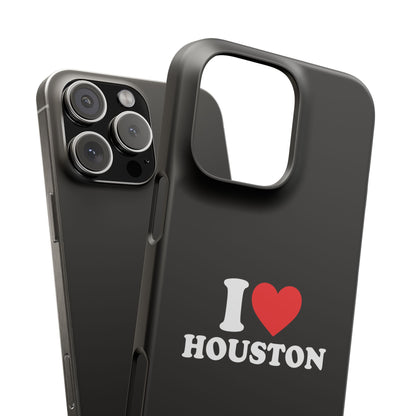 I Love Houston Snap Case Phone Cover