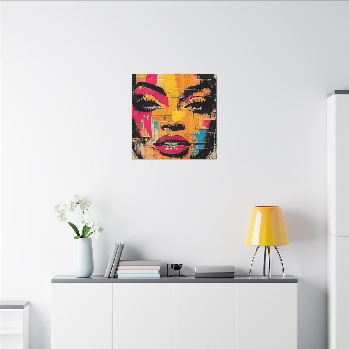 Canvas Wall Art - Retro Pop Culture Women 1