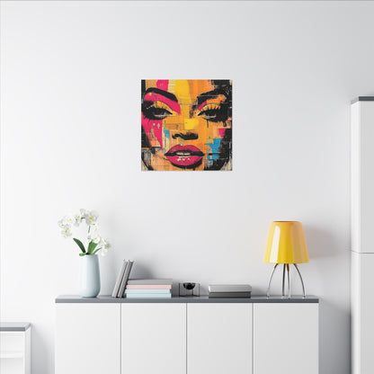 Canvas Wall Art - Retro Pop Culture Women 1