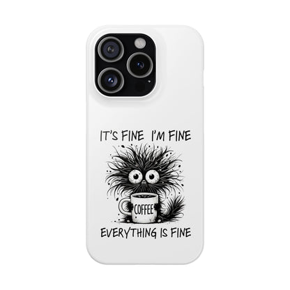Funny Cat  - Slim phone Case