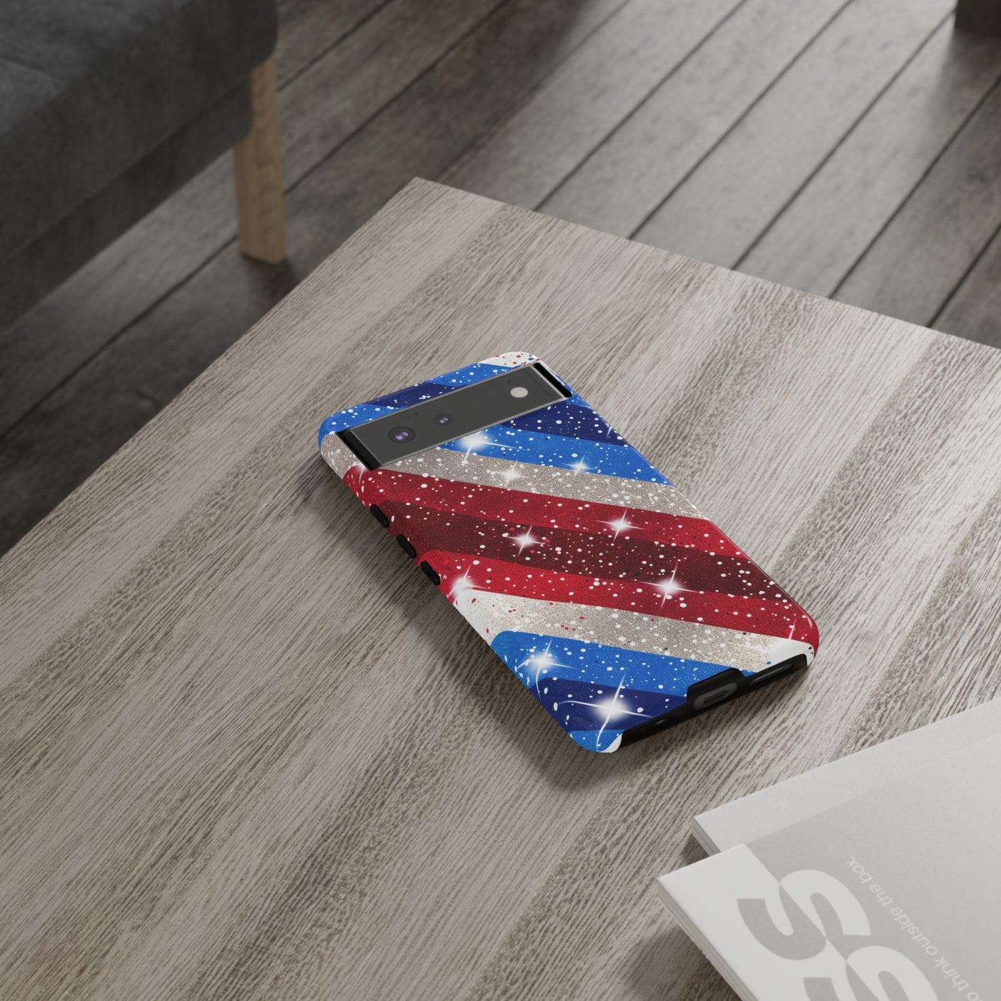 Glittery Patriotic Phone Case - Tough Cases