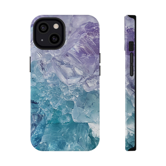 Crystal-Patterned Impact-Resistant Phone Case | Stylish Protection for Adventurers