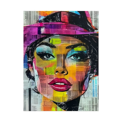 Retro Pop Culture Woman 9 - Wall Art, Retro Art