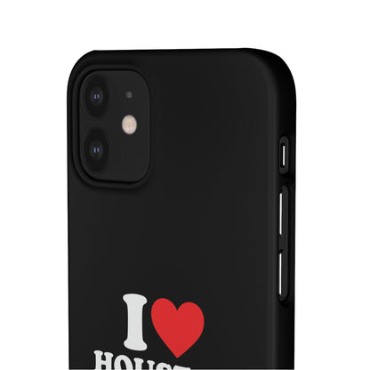 I Love Houston Snap Case Phone Cover