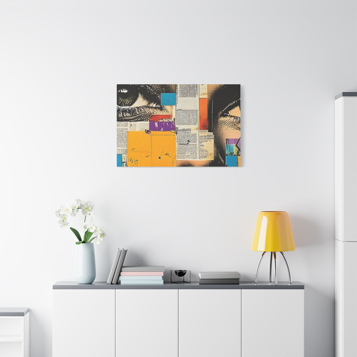 Canvas Wall Art -  Retro Pop Culture woman 4