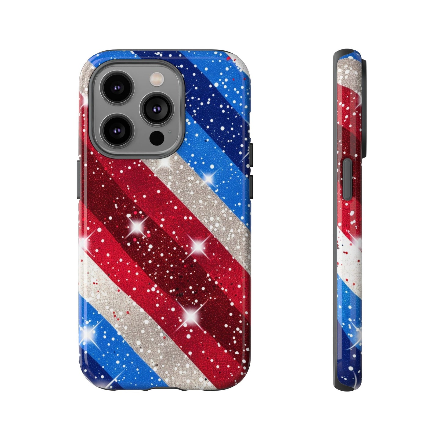 Glittery Patriotic Phone Case - Tough Cases