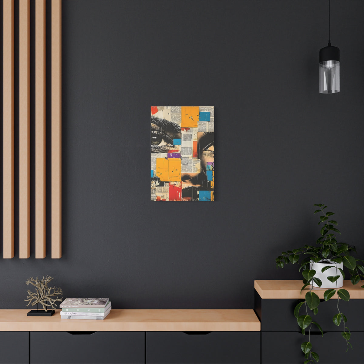 Canvas Wall Art -  Retro Pop Culture woman 4