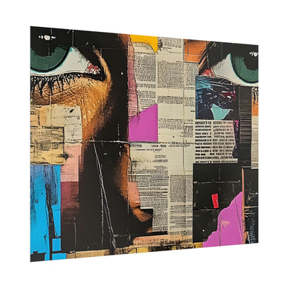 Wall Art Poster - Retro Pop Culture Woman 14 Comic Book Style