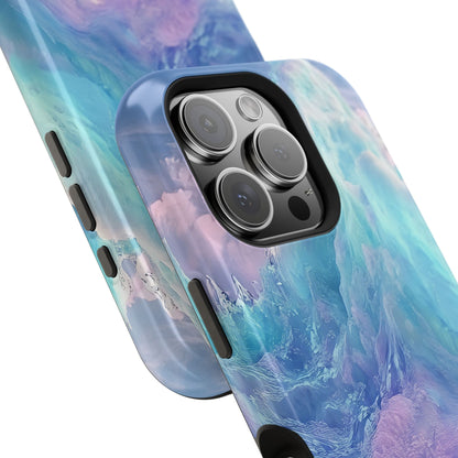Phone Case - Colorful Abstract Waves Design