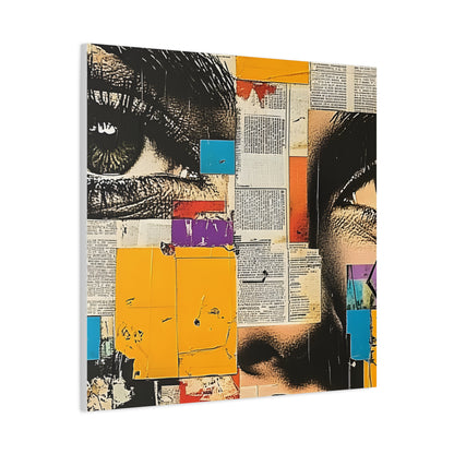 Canvas Wall Art -  Retro Pop Culture woman 4