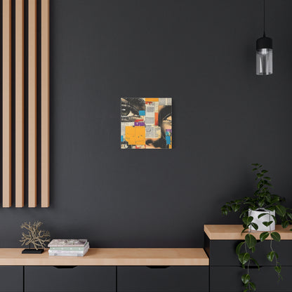 Canvas Wall Art -  Retro Pop Culture woman 4