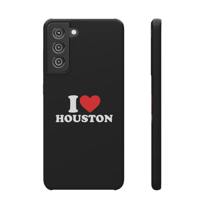 I Love Houston Snap Case Phone Cover