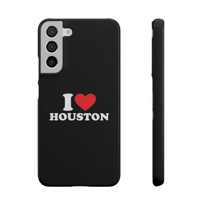 I Love Houston Snap Case Phone Cover