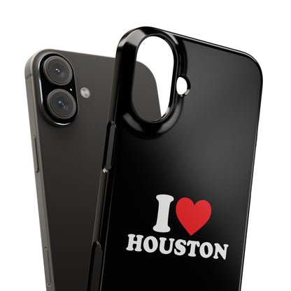 I Love Houston Snap Case Phone Cover