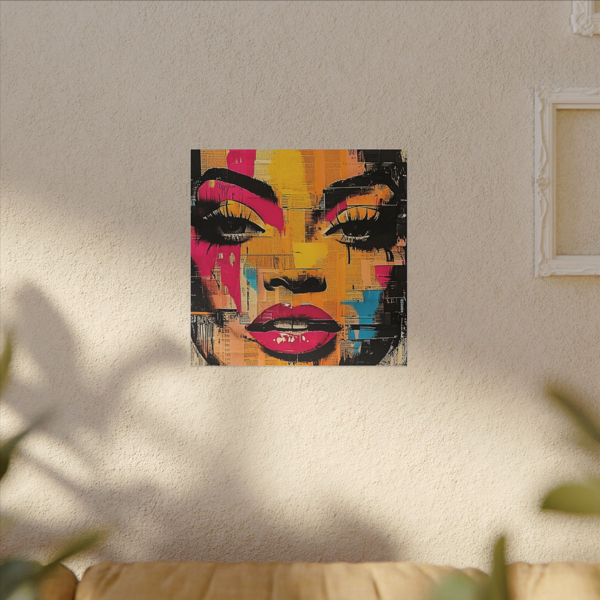 Canvas Wall Art - Retro Pop Culture Women 1