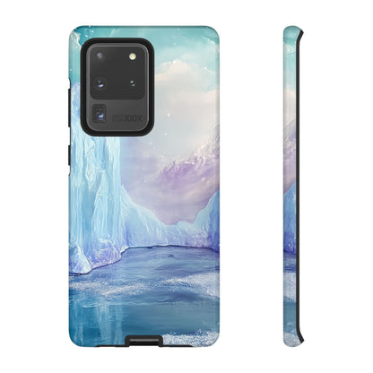 Artistic Phone Case with Iceberg Design
